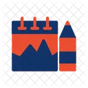 Sketchbook Art Supplies Icon