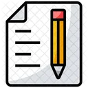Writing Sketching Document Icon