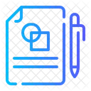 Sketching Art And Design Blueprint Icon