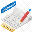 Archetype Mockup Sketching Icon