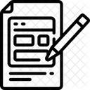 Sketching Layout  Icon