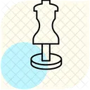 Sketching Mannequin Minimal Outline Icon