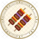 Skewer Bbq Grill Icon