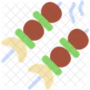 Skewer Bbq Grill Icon