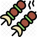 Skewer Bbq Grill Icon