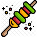 Skewer Bbq Meat Icon