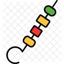 Skewer Barbecue Bbq Icon
