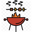 Skewer Barbecue Bbq Icon