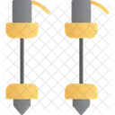 Ski Poles Snow Icon