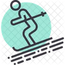 Ski Skiing Winter Icon