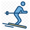 Ski Ski Board Ski Poles Icon