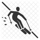 Ski Skiing Sliding Icon