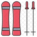 Ski Ice Winter Icon