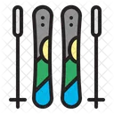 Ski Skiing Winter Icon
