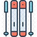 Ski Skier Activity Icon