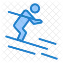 Ski Skiing Sportsman Icon
