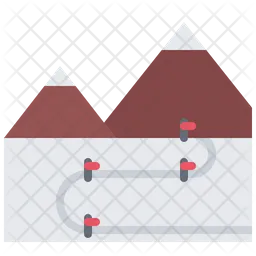 Ski Mountain  Icon