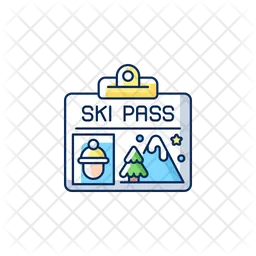 Ski Pass  Icon