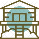 Winter Ski Resort Icon