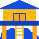 Winter Ski Resort Icon