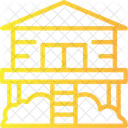 Winter Ski Resort Icon