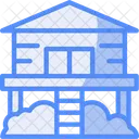 Winter Ski Resort Icon