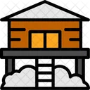Winter Ski Resort Icon
