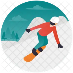 Skiboarding  Icon