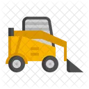 Skid Loader Bulldozer Bucket Loader Icon