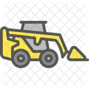 Skid Steer Loader Excavator Icon