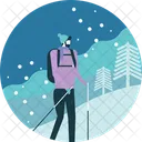 Skifahren  Symbol