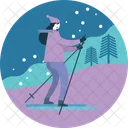 Skifahren  Symbol