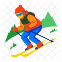 Skifahren Sport Winter Symbol