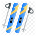 Skifahren  Symbol