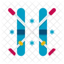 Skifahren Ski Skifahrer Symbol