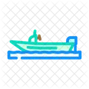 Skiff Sailing Sport Icon