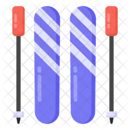 Skiing Board  Icon