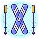 Skiing Equipment Icon