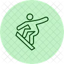 Skiing Pentaglow Icon