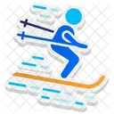 Skiing Winter Ski Icon