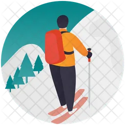 Skiing  Icon