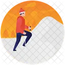 Skiing Skiboarding Recreational Activity Icon