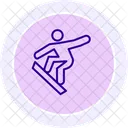 Skiing Sport Winter Icon