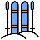Skiing Ski Sports And Competition Icon