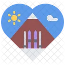 Skiing Love  Icon