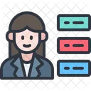 Skill Candidate Woman Icon