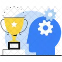 Skill Development Winning Trophy Icon