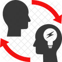 Brainstorming Idea Knowledge Transfer Icon