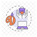 Skills based volunteering  Icon