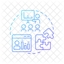 Skills Gap Analysis Hr Icon